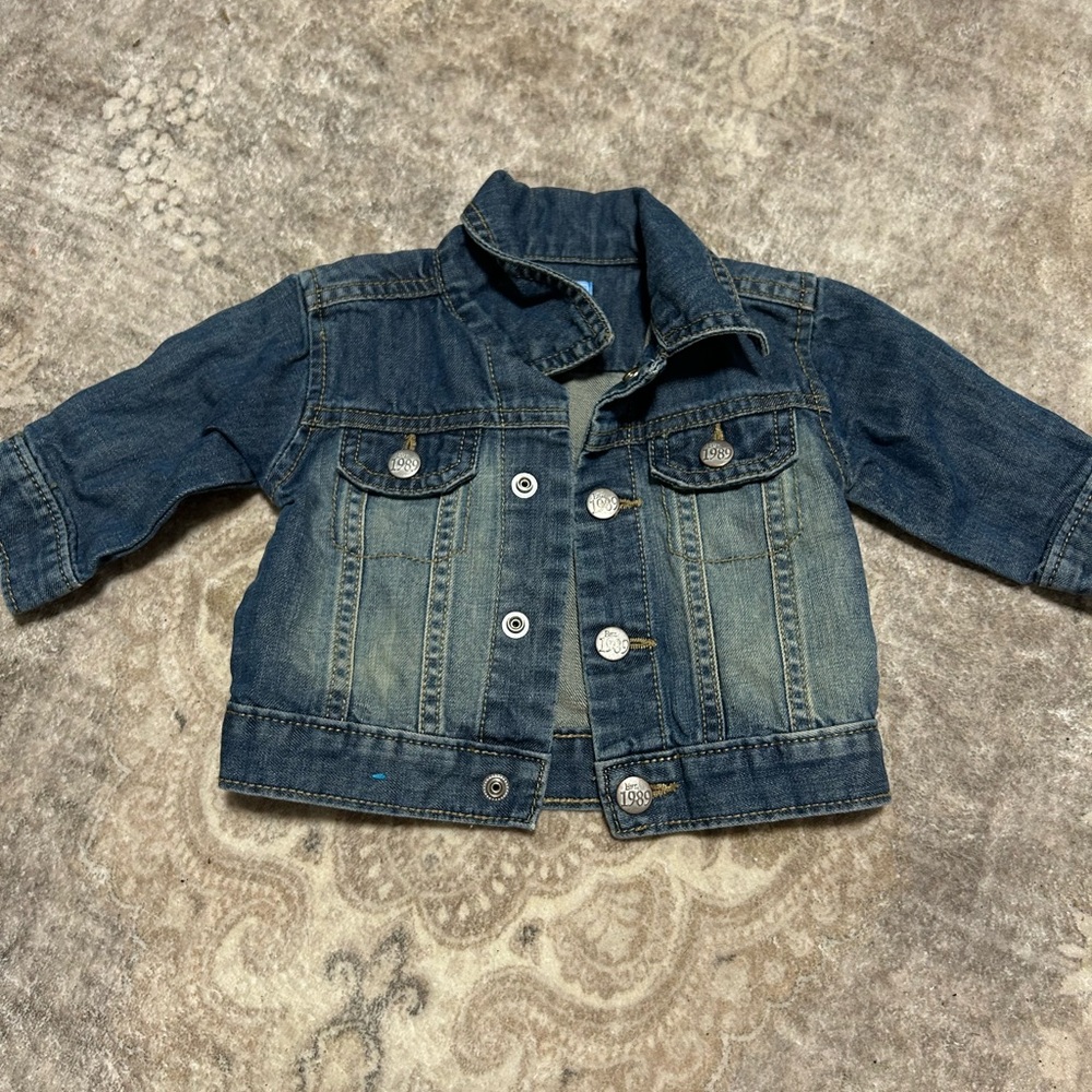 The Children's Place Blue Jean Jacket Classic Denim
